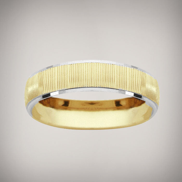 22040029 ARGOLLA ORO AMARILLO Y BLANCO 10K 4mm MACIZA